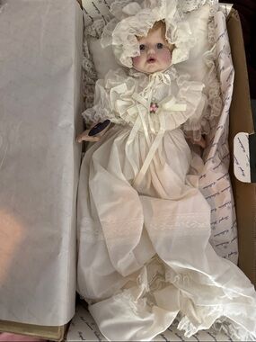 Royal Heirloom Vintage Christening Porcelain Doll